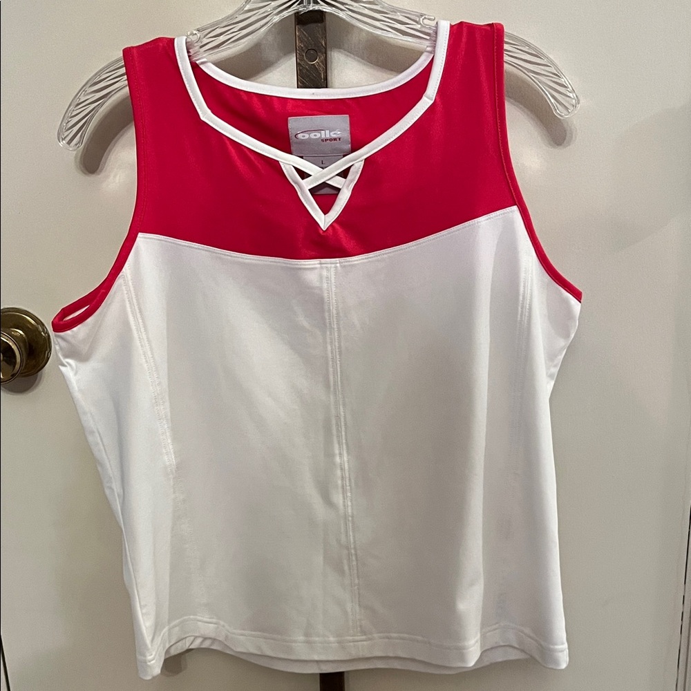 Bolle Sport Red and White Women's Tank Top